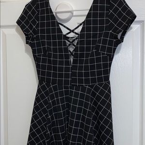 Black & White Striped Dress